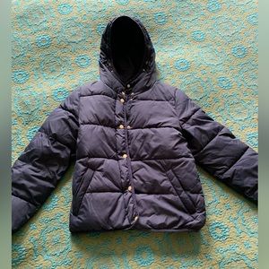 JCrew navy blue puffer